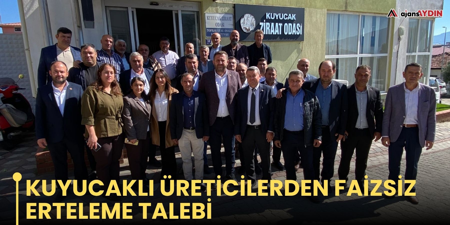 Kuyucaklı üreticilerden faizsiz erteleme talebi