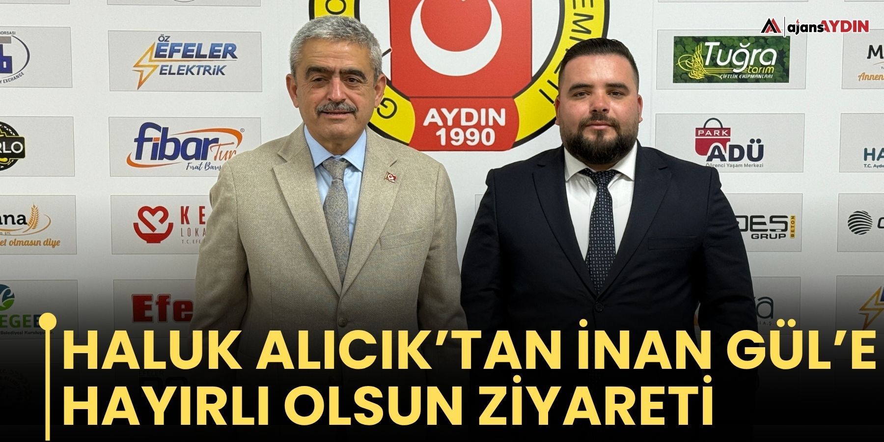 Haluk Alıcık’tan İnan Gül’e hayırlı olsun ziyareti
