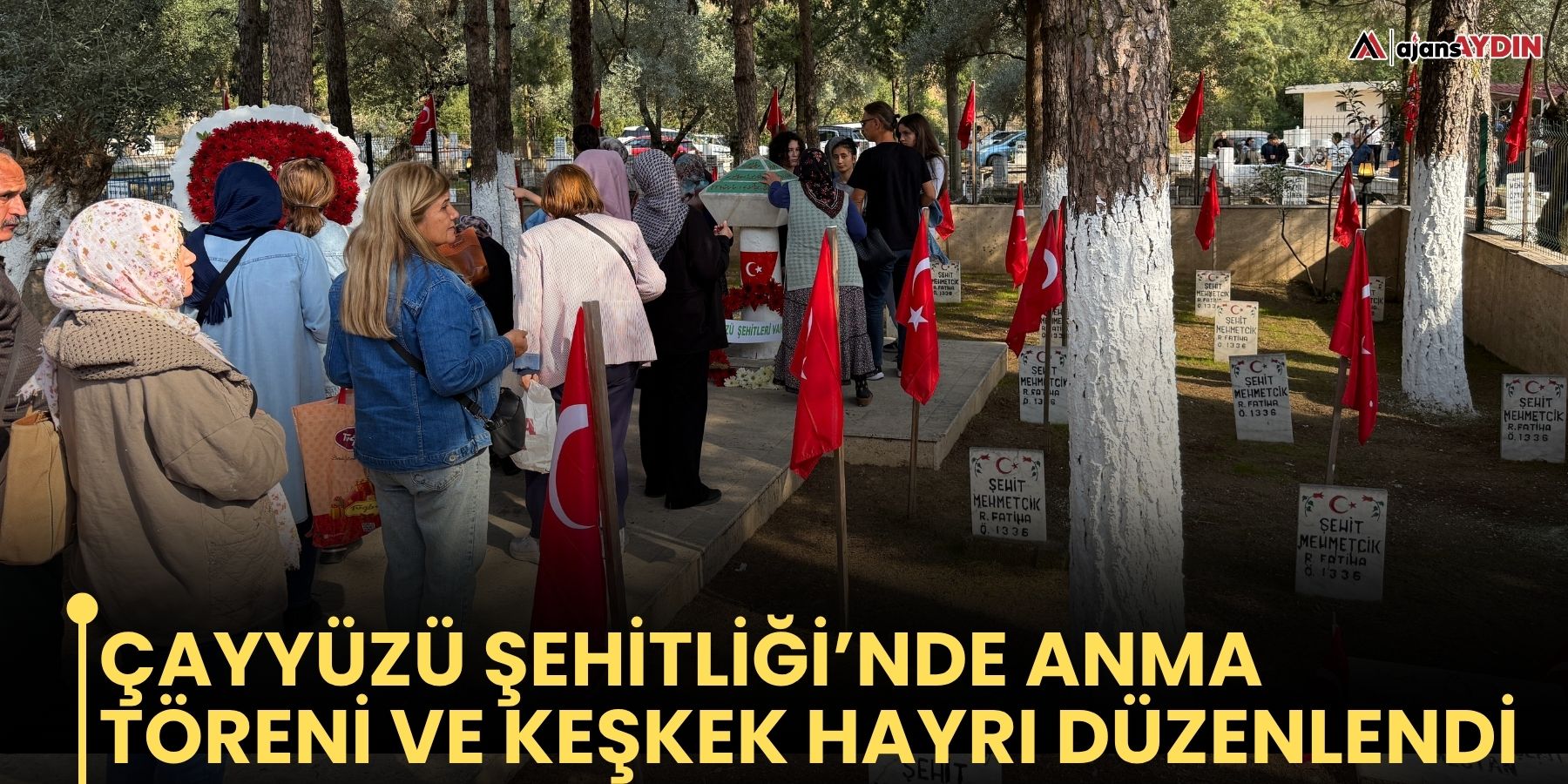 Çayyüzü Şehitliği’nde anma töreni ve keşkek hayrı düzenlendi