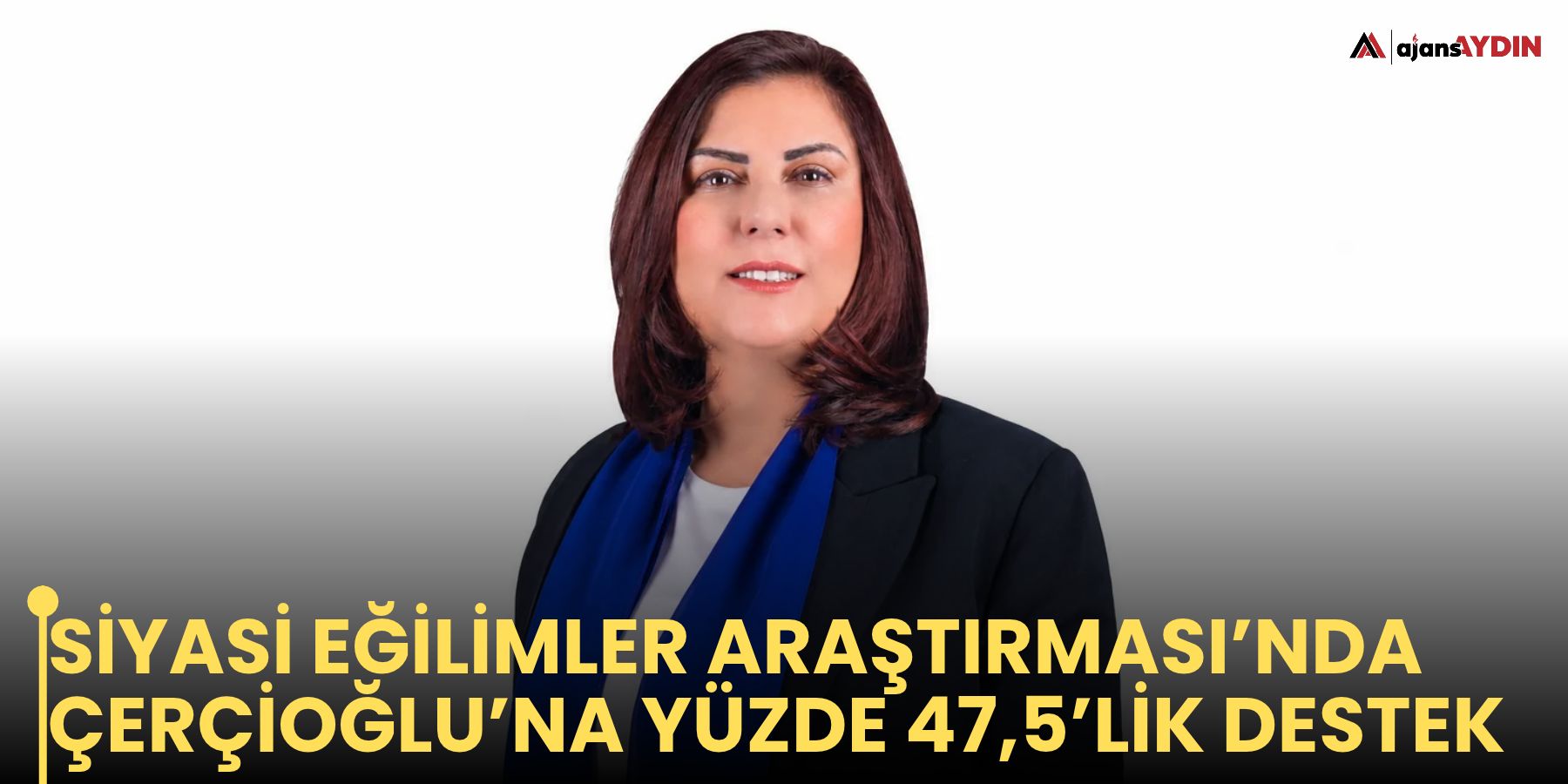 Siyasi Eğilimler Araştırması’nda  Çerçioğlu’na yüzde 47,5’lik destek