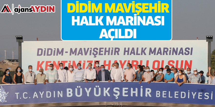 Didim Mavişehir halk marinası açıldı