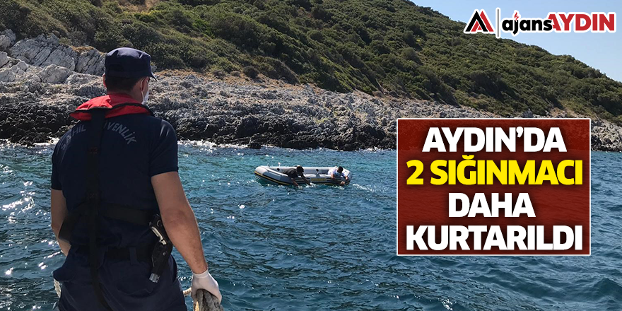 Aydın'da 2 sığınmacı daha kurtarıldı