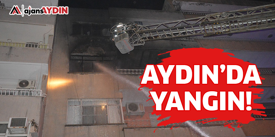 Aydın'da yangın!