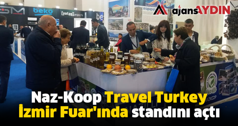 Travel Turkey İzmir Fuar'ında Naz-Koop stand açtı
