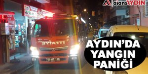 Aydın'da yangın paniği
