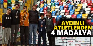 Aydınlı atletlerden 4 madalya