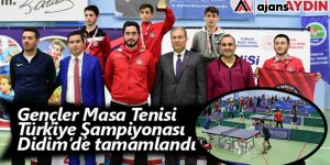 Gençler Masa Tenisi Türkiye Şampiyonası Didim'de tamamlandı
