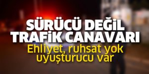 Sürücü değil trafik canavarı