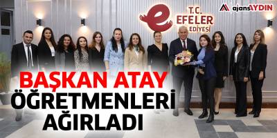 Başkan Atay öğretmenleri ağırladı