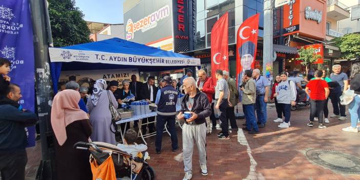 Aydın Büyükşehir Belediyesi Mustafa Kemal Atatürk için hayır gerçekleştirdi