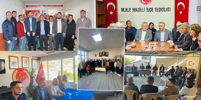 Aydın’da Cumhur İttifakı yerel seçim için kenetlendi: AK Parti’den tüm ilçelerde MHP’ye ziyaret