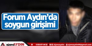 Forum Aydın'da soygun girişimi