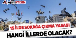 15 İlde sokağa çıkma kısıtlaması uygulanacak