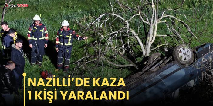 Aydın'da kaza: 1 kişi yaralandı