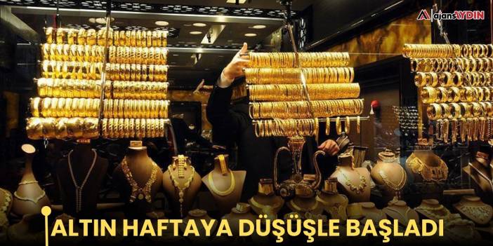 Altın haftaya düşüşle başladı
