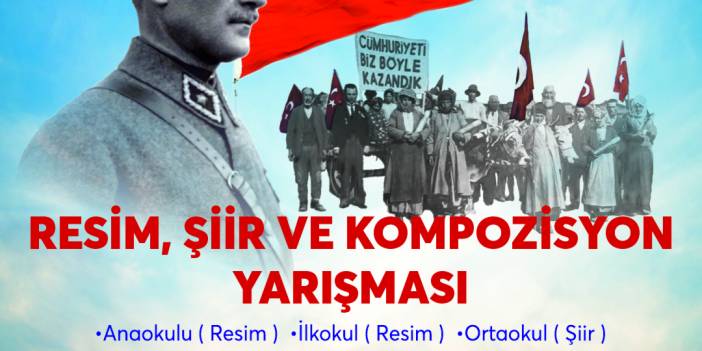 Başkan Çerçioğlu’ndan 29 Ekim Temalı Ödüllü Resim, Şiir Ve Kompozisyon Yarışması
