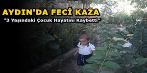 Aydın'da Feci Kaza '3 Yaşındaki Çocuk Hayatını Kaybetti'