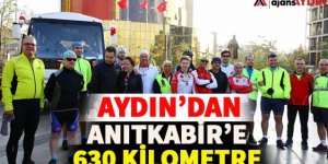 Aydın'dan Anıtkabir'e 630 kilometre