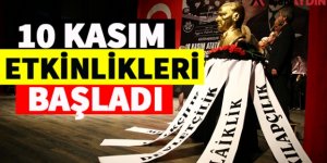 10 kasım etkinlikleri başladı