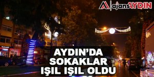 Aydın'da sokaklar ışıl ışıl oldu