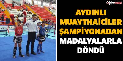 Aydınlı Muaythaiciler Türkiye Şampiyonası'ndan madalyalarla döndü